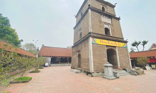 Kiến trúc chùa Dâu ở Bắc Ninh. Ảnh: Linh Boo