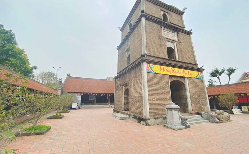 Kiến trúc chùa Dâu ở Bắc Ninh. Ảnh: Linh Boo