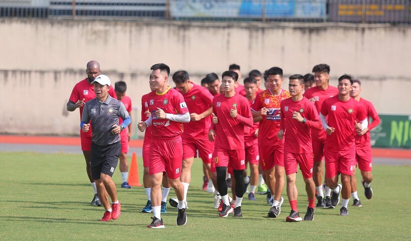 Câu lạc bộ Thanh Hoá chuẩn bị kỹ lưỡng cho trận đấu sắp tới. Ảnh: THFC