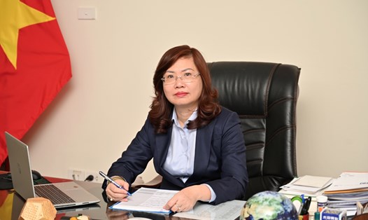 Chủ tịch Ủy ban Chứng khoán Nhà nước Vũ Thị Chân Phương (Ảnh: SSC)

