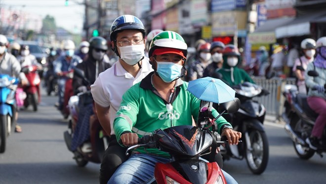 Xe ôm công nghệ kiếm gần 1 triệu đồng mỗi ngày dịp đầu năm