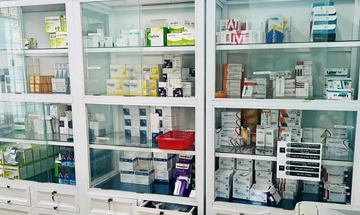 Tủ thuốc tại trạm y tế thuộc quận Tân Phú. Ảnh: Sở Y tế TP Hồ Chí Minh
