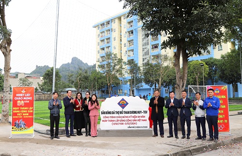 Công ty Than Dương Huy thêm một công trình phúc lợi cho thợ mỏ. Ảnh: CĐ TKV