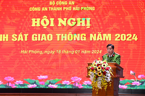 Đại tá Bùi Trung Thành - Phó Giám đốc Công an TP kiêm Phó trưởng Ban An toàn giao thông TP Hải Phòng. Ảnh: Công an Hải Phòng