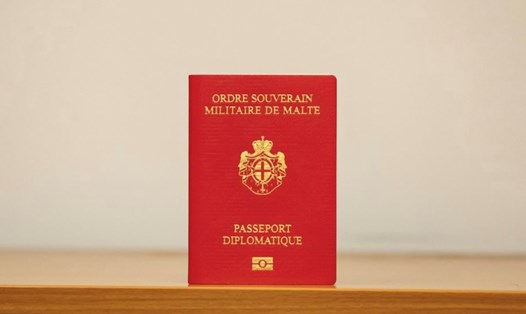 Đây là hộ chiếu hiếm nhất thế giới của Dòng Chiến sĩ Toàn quyền Malta. Ảnh: The Sovereign Military Order of Malta
