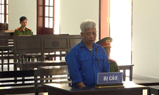 Bị cáo Võ Văn Hùng tại tòa án. Ảnh: Công an cung cấp