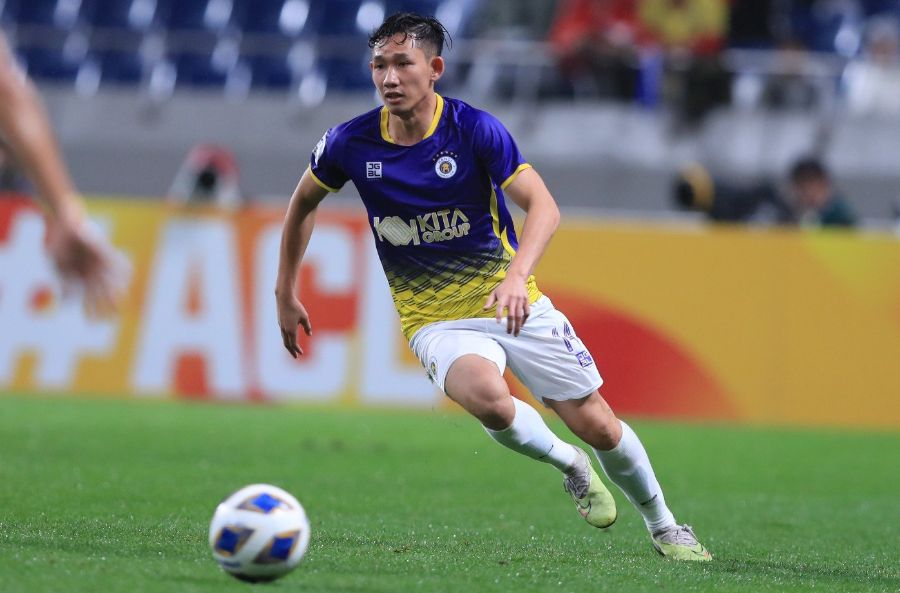 Tiền vệ Nguyễn Hai Long của Hà Nội FC. Ảnh: Minh Dân