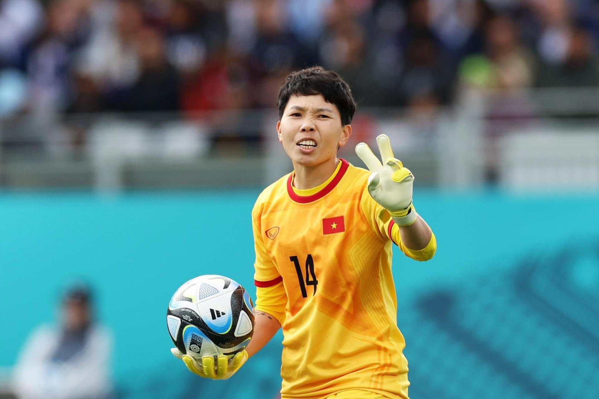 Trần Thị Kim Thanh là 1 trong những thủ môn cứu thua nhiều nhất tại World Cup nữ 2023. Ảnh: FIFA