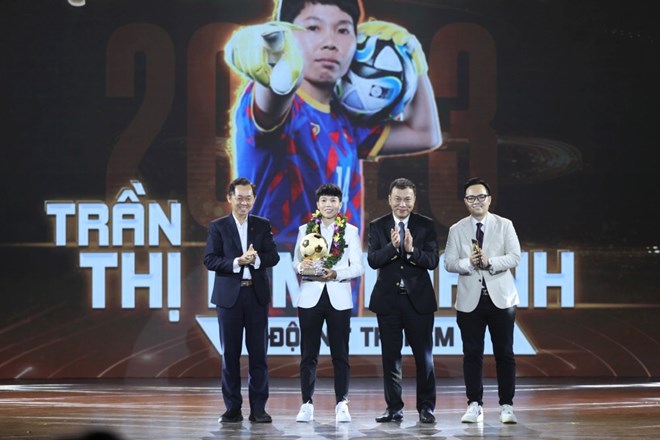 Thủ môn Trần Thị Kim Thanh để ngỏ tương lai sau khi đoạt Quả bóng vàng Việt Nam
