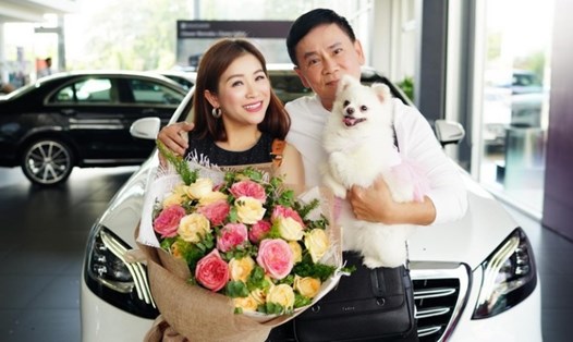 Diễn viên Kiều Linh và chồng là nghệ sĩ Mai Sơn. Ảnh: Facebook nhân vật