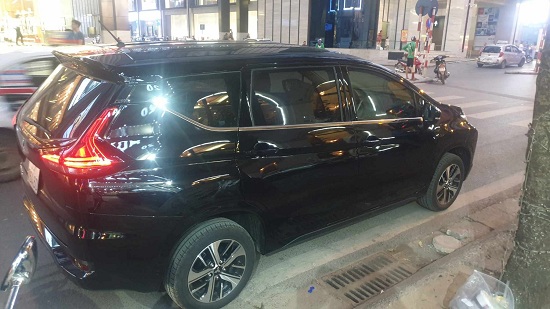 Hình ảnh chiếc xe ôtô Mitsubishi Xpander trước khi bị mất trộm. Ảnh: Chủ xe cung cấp