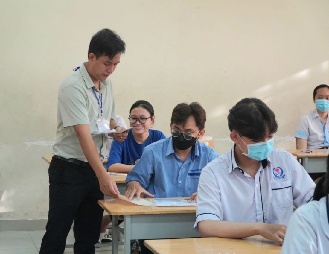 Thí sinh dự thi tốt nghiệp THPT năm 2023. Ảnh: Chân Phúc