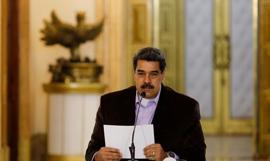 Tổng thống Venezuela Nicolas Maduro. Ảnh: Xinhua