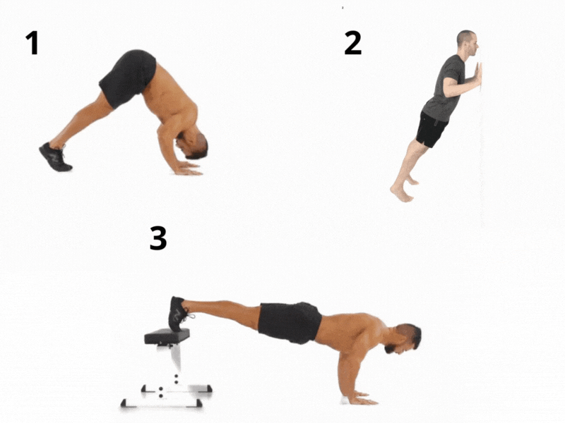 Một số bài tập biến thể chống đẩy có tác động đến vai. Đồ hoạ: Hạ Mây