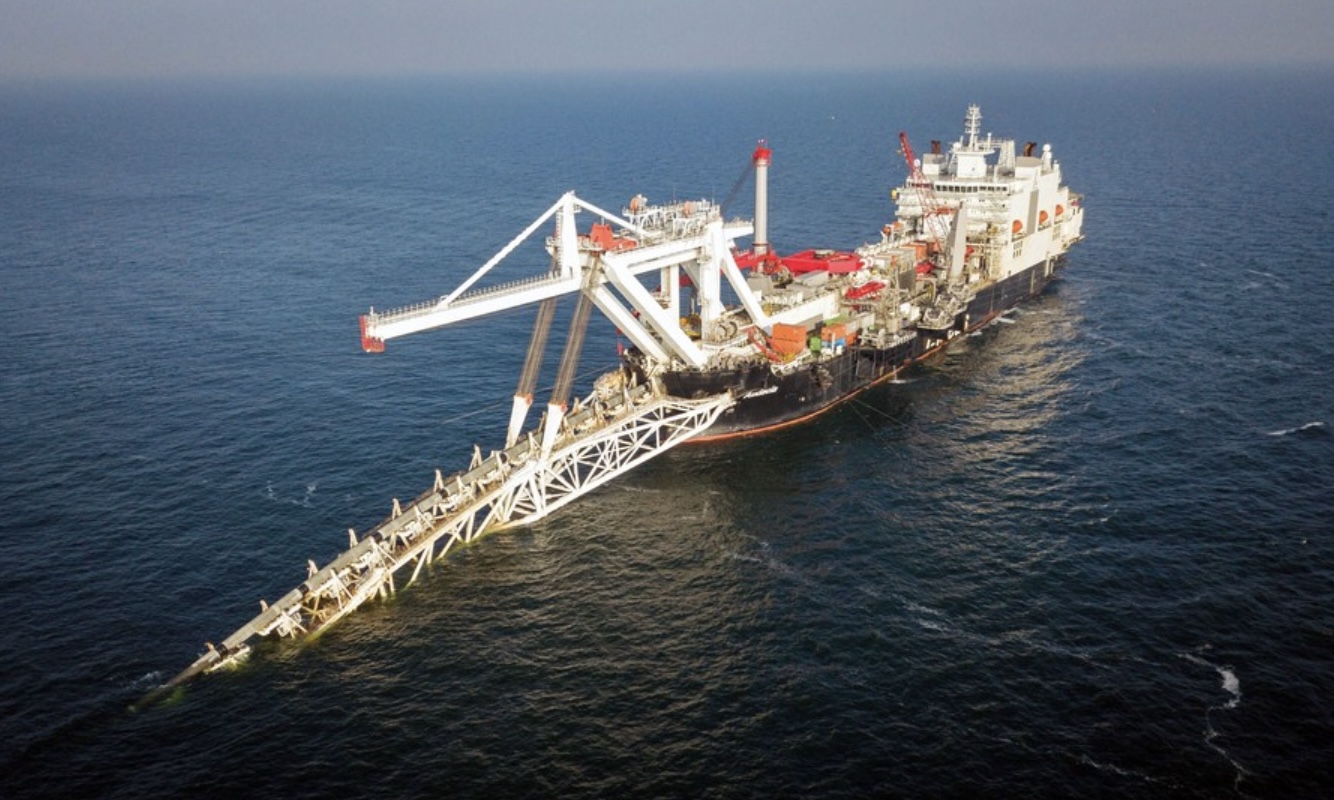 Đường ống dẫn khí Nord Stream 2 đã hoàn thiện nhưng chưa từng được đưa vào vận hành. Ảnh: Xinhua