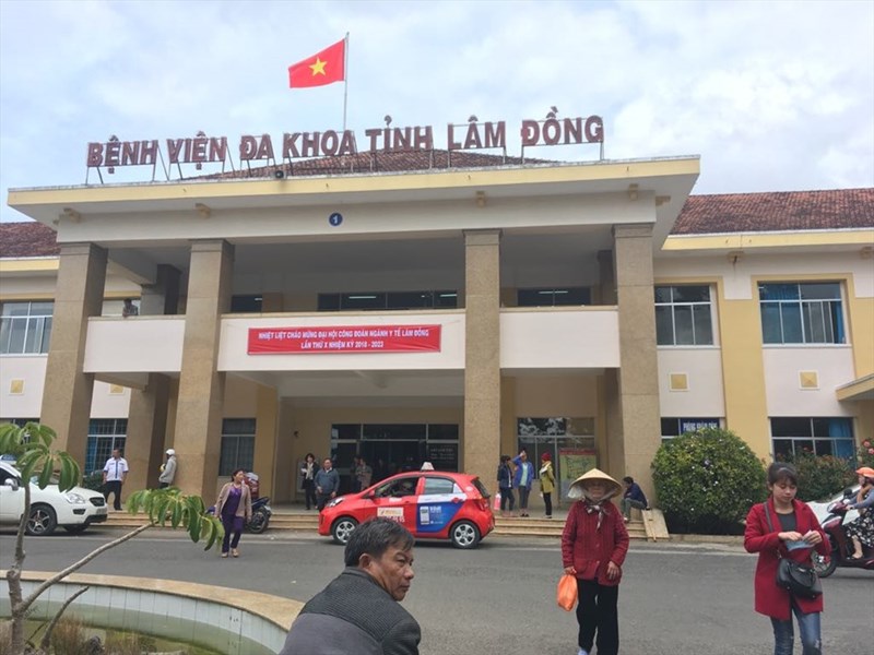 Bệnh viện Đa khoa tỉnh Lâm Đồng nơi xảy ra vụ việc. Ảnh: Minh Phạm