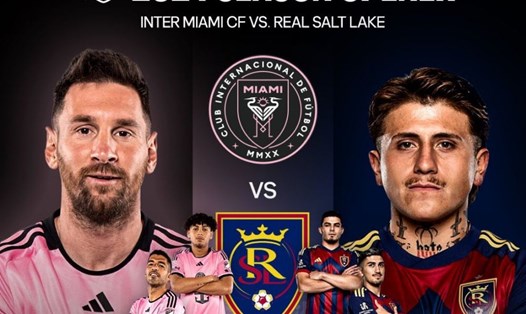 Inter Miami gặp Real Salt Lake sẽ mở màn cho mùa giải 2024 tại MLS. Ảnh: MLS