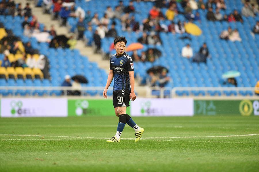 Lương Xuân Trường trong màu áo câu lạc bộ Incheon United (Hàn Quốc). ảnh: FBNV