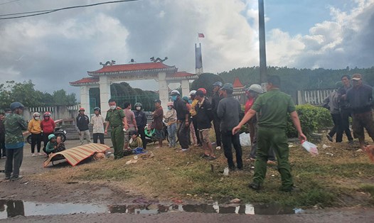 Khởi tố tài xế xe tải tông chết người ở Bình Định rồi bỏ trốn. Ảnh: Thanh Thanh