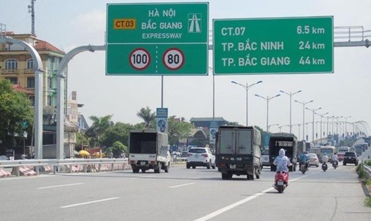 Quốc lộ 1 qua địa bàn tỉnh Bắc Ninh. Ảnh: LĐO