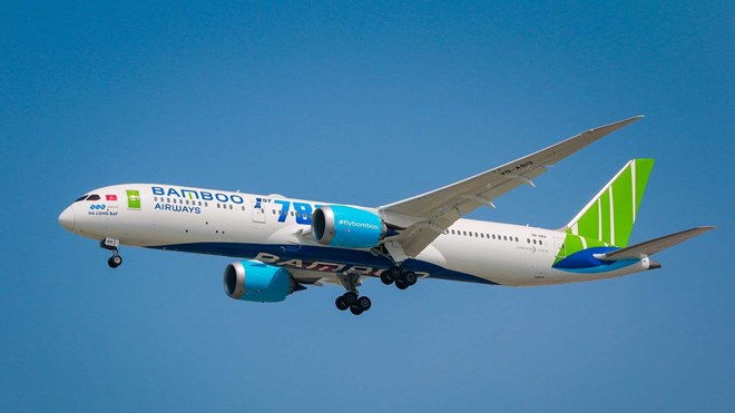 Máy bay của Bamboo Airways. Ảnh:  Bamboo Airways