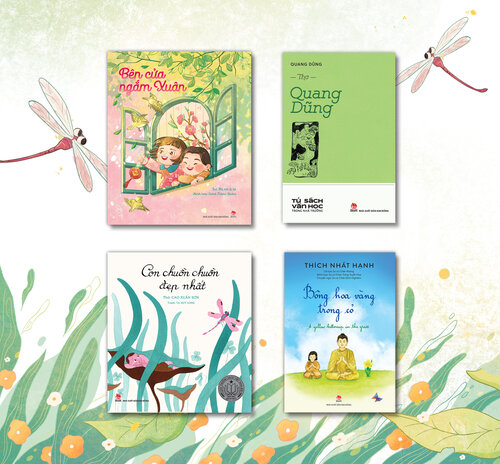 Nhà xuất bản Kim Đồng giới thiệu nhiều tập thơ chào mừng Ngày thơ Việt Nam. Ảnh: NXB