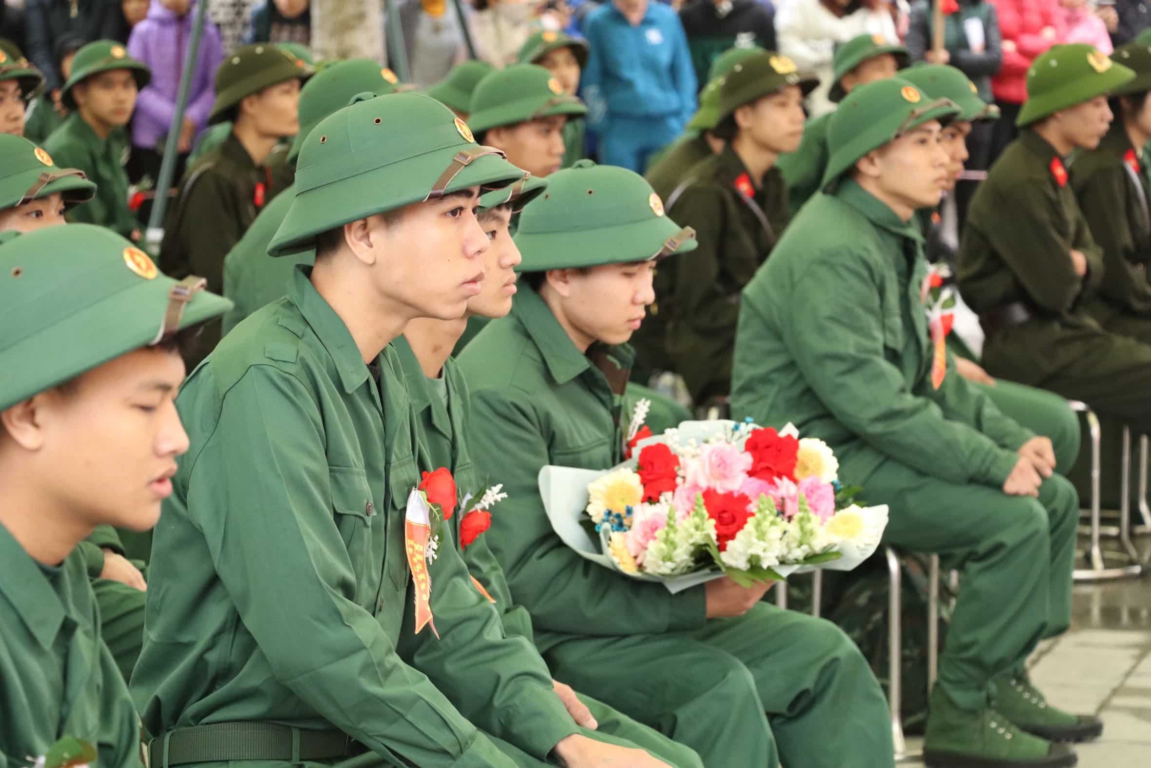 Năm 2024, tỉnh Ninh Bình được giao chỉ tiêu tuyển chọn, gọi 1.450 công dân thực hiện nghĩa vụ quân sự. Ảnh: Nguyễn Trường