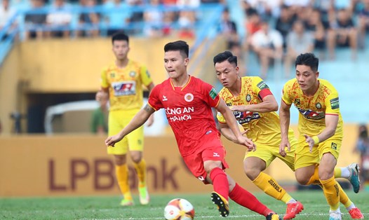 Câu lạc bộ Công an Hà Nội tiếp đón Thanh Hoá tại vòng 11 V.League. Ảnh: VPF