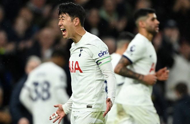 Tottenham đang ghi bàn liên tục. Ảnh: AFP