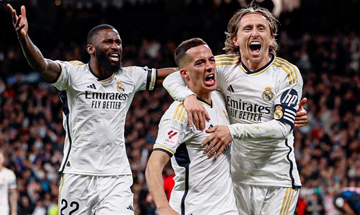 Real Madrid xây chắc ngôi đầu bảng xếp hạng La Liga. Ảnh: Real Madrid