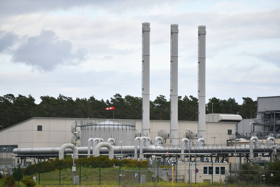 Đường ống dẫn khí Nord Stream ở Lubmin, Đức, ngày 14.9.2022. Ảnh: Xinhua