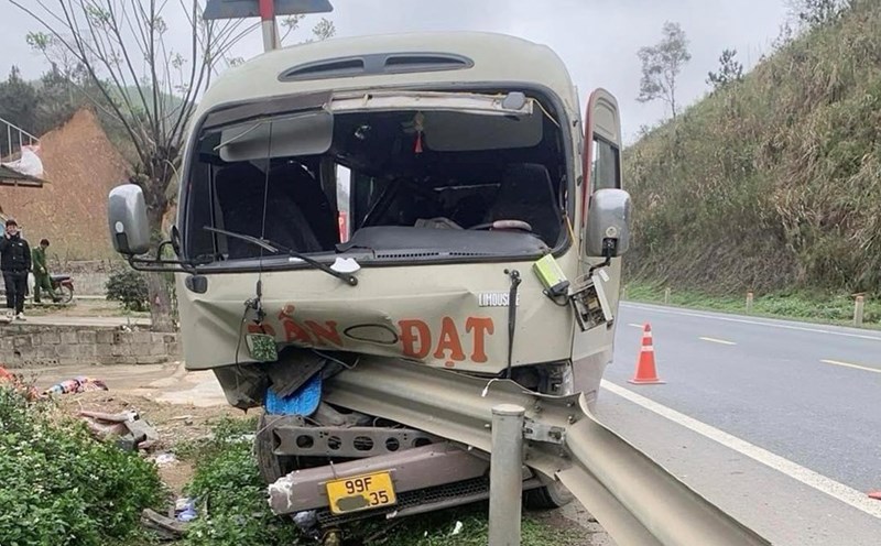 Hiện trường vụ tai nạn. Ảnh: Người dân cung cấp