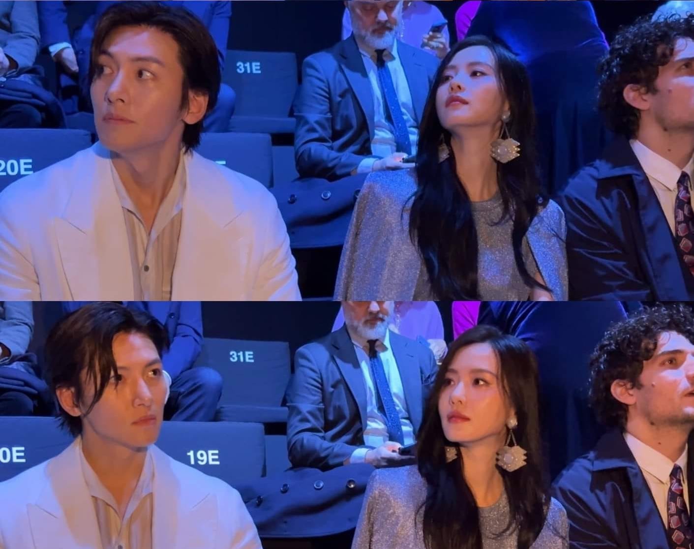 Khoảnh khắc xuất hiện của Ji Chang Wook và Lưu Thi Thi gây bão. Ảnh: Chụp màn hình