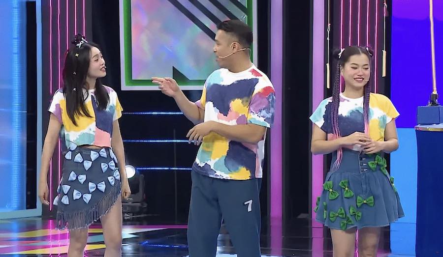 Trương Thế Vinh và Ninh Dương Lan Ngọc trong tập mới nhất của "7 nụ cười xuân". Ảnh: Chụp màn hình