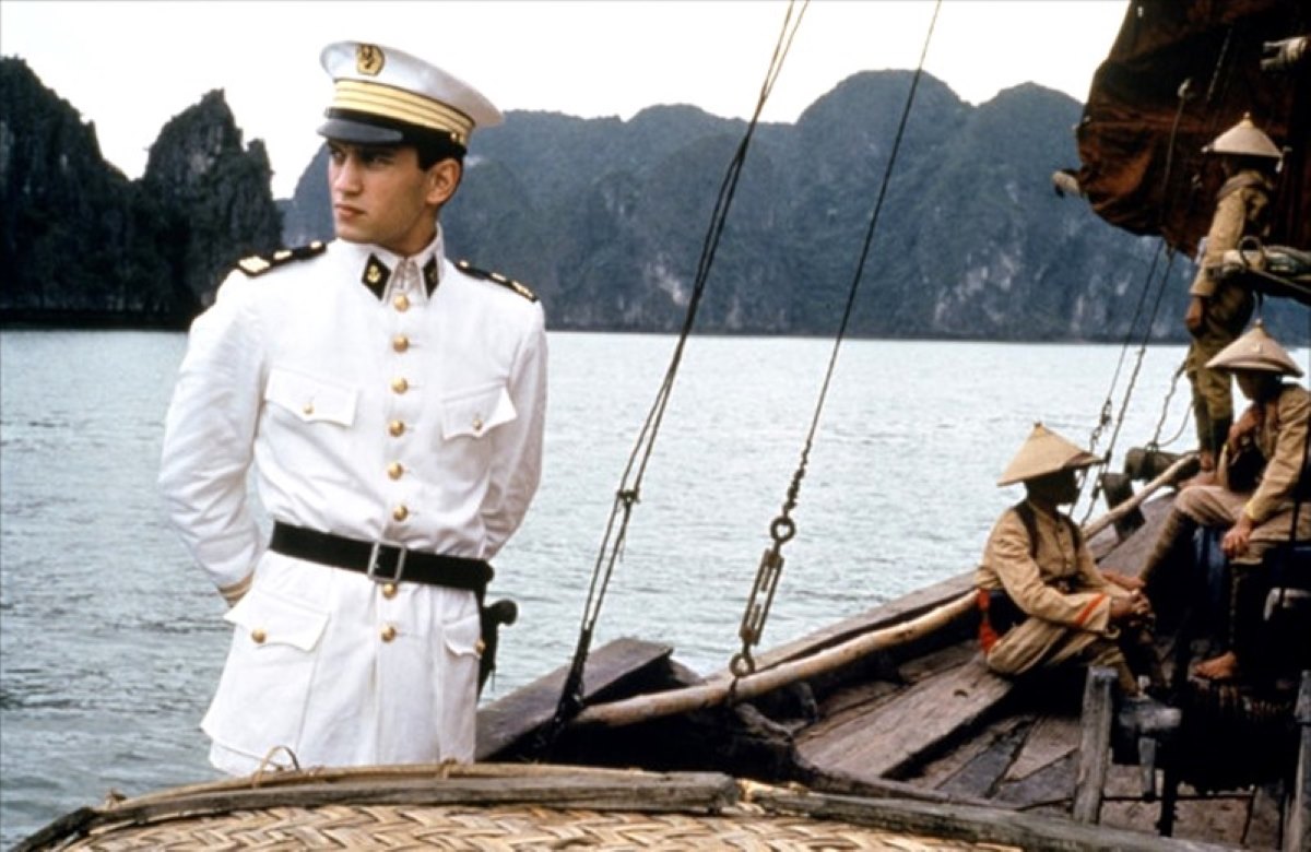 Một cảnh trong bộ phim “Đông Dương” được quay tại Vụng Oản, vịnh Hạ Long. Ảnh: Tư liệu