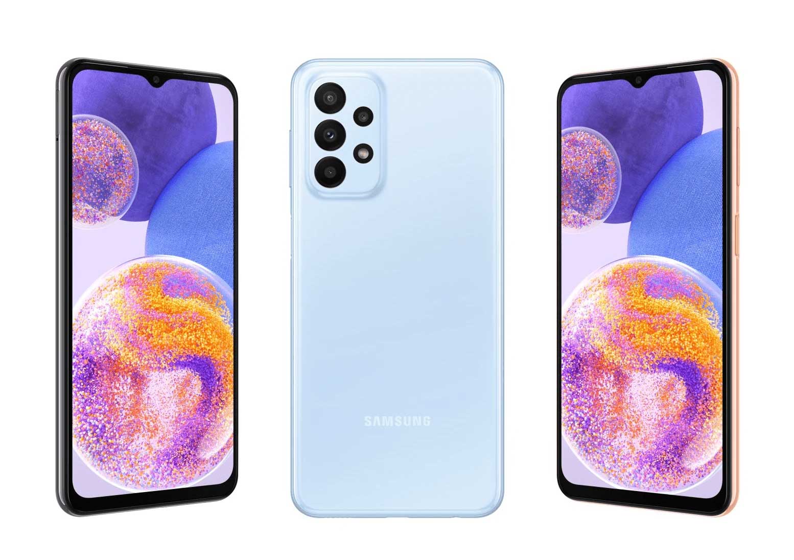 Samsung Galaxy A23 hiện có giá trên thị trường là 3.600.000 đồng. Ảnh: Samsung