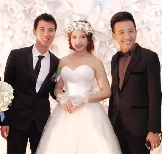 Trấn Thành góp mặt trong đám cưới của Huyền Baby và chồng doanh nhân. Ảnh: Facebook nhân vật.