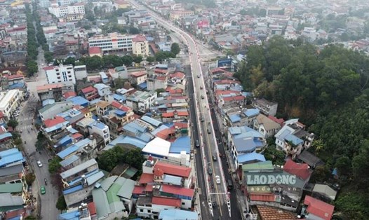 Dự án cầu vượt đường sắt Hà Nội - Thái Nguyên. Ảnh: Việt Bắc