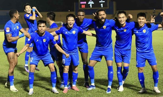 Đội Quảng Nam có chiến thắng ấn tượng trước Thể Công Viettel chiều 27.2. Ảnh: Fanpage đội Quảng Nam