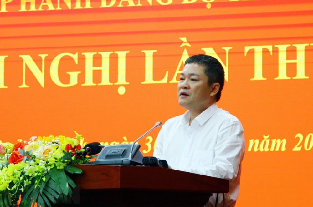 Tân Phó Chủ tịch UBND tỉnh Quảng Bình Phan Phong Phú. Ảnh: VGP
