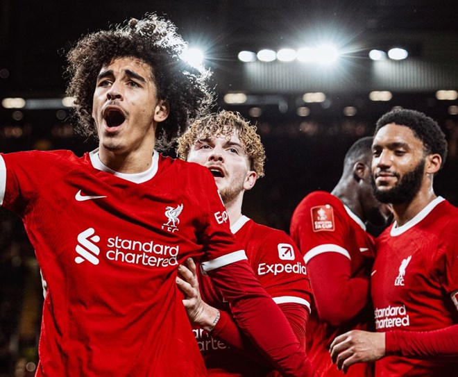 Đội hình trẻ Liverpool tiếp tục thắng tại vòng 5 FA Cup