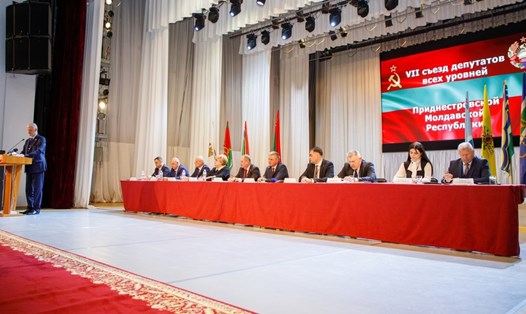 Đại hội lần thứ 7 của các nhà lập pháp Transnistria ngày 28.2.2024. Ảnh: Sputnik