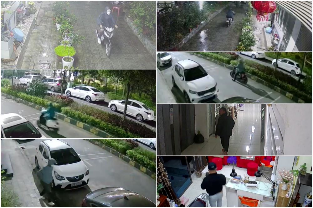 Chỉ trong thời gian ngắn ở chung cư 379 (phường Quang Trung, TP Thái Bình) liên tiếp xảy ra các vụ trộm cắp. Ảnh cắt từ clip do người dân cung cấp.