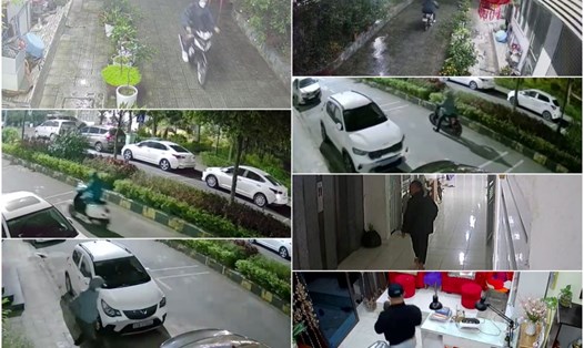 Chỉ trong thời gian ngắn ở chung cư 379 (phường Quang Trung, TP Thái Bình) liên tiếp xảy ra các vụ trộm cắp. Ảnh cắt từ clip do người dân cung cấp.