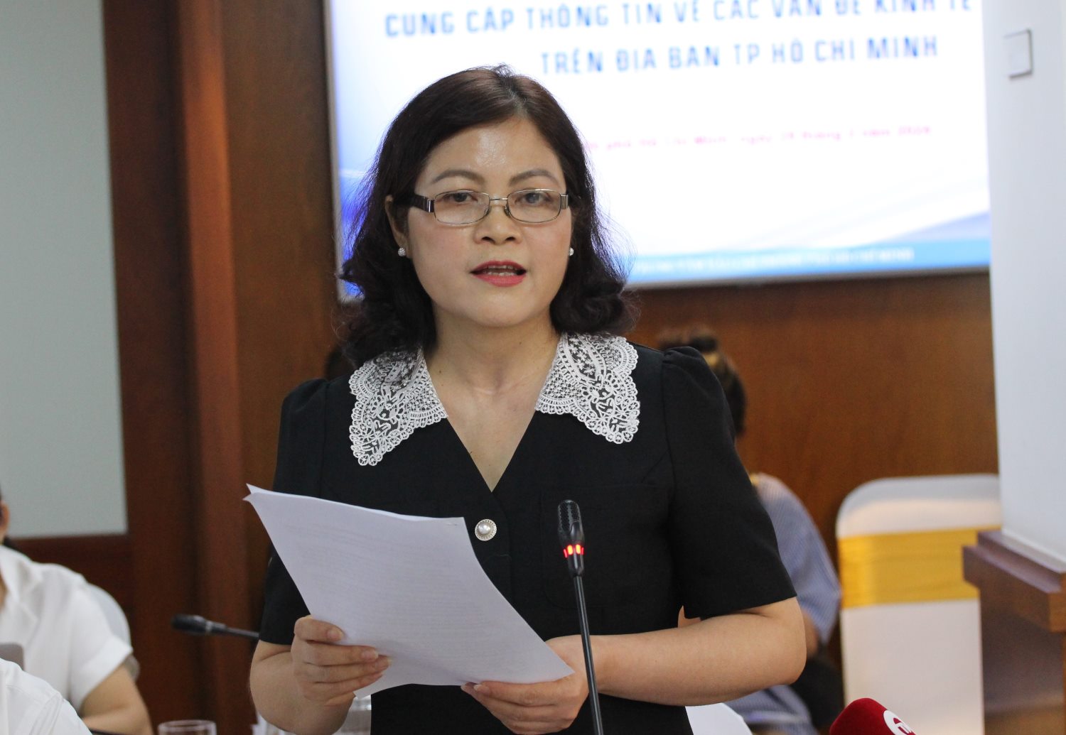 Bà Hoàng Thị Hương Lan - Trưởng phòng Lý lịch tư pháp, Sở Tư pháp TPHCM.  Ảnh: Thành Nhân