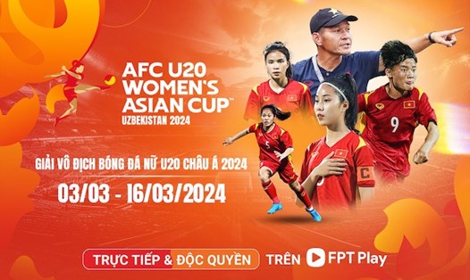 Giải vô địch bóng đá nữ U20 châu Á sẽ khởi tranh từ ngày 3.3. Ảnh: FPT Play 