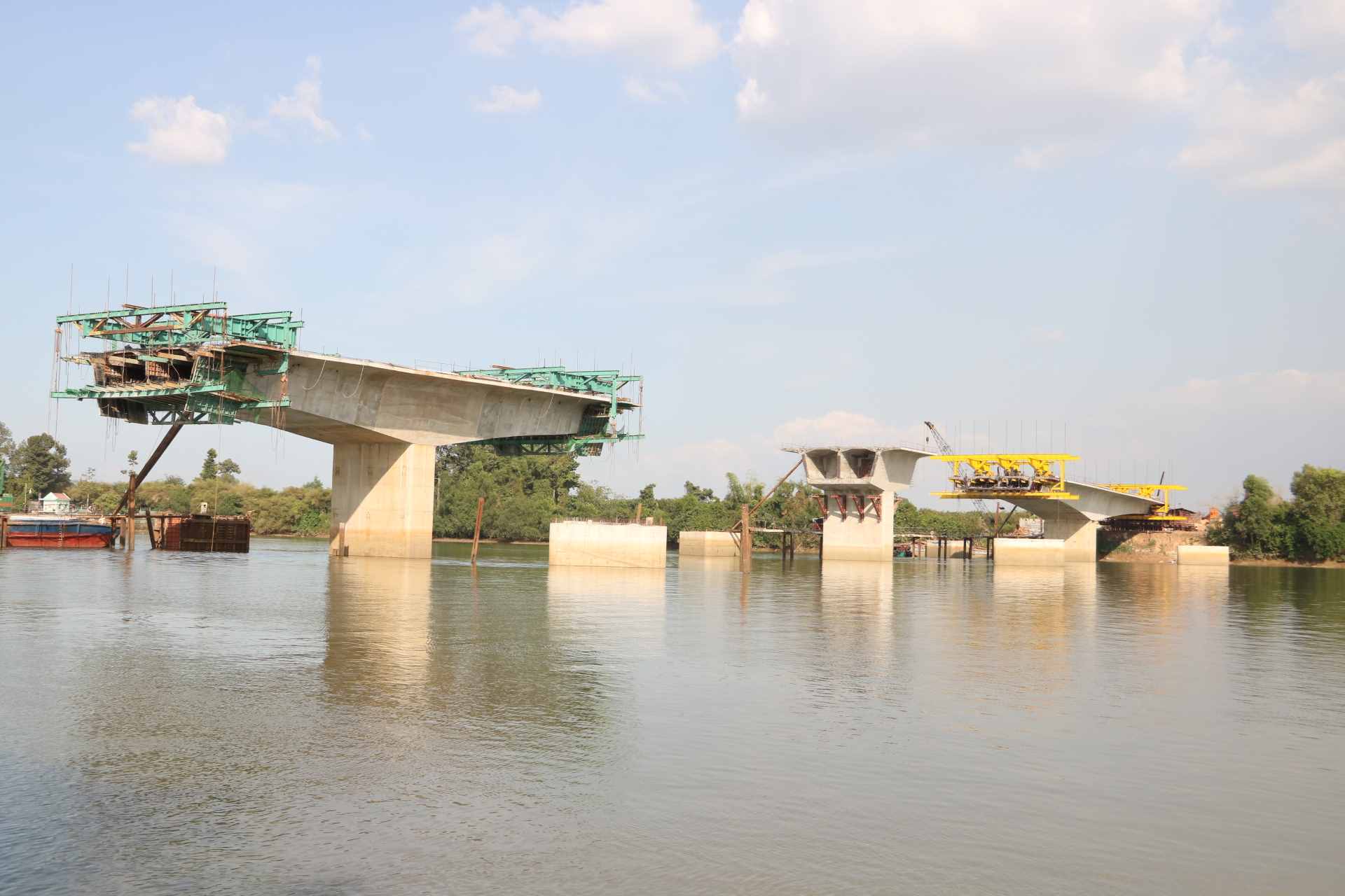 Dự kiến công trình cầu vượt sông Đồng Nai sẽ được hoàn thành trong quý III.2024.