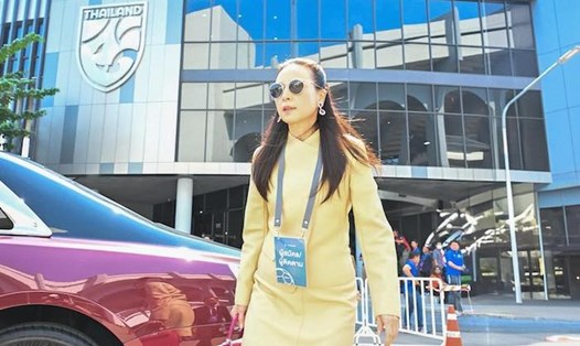 Madam Pang - Tân Chủ tịch Liên đoàn bóng đá Thái Lan. Ảnh: FAT
