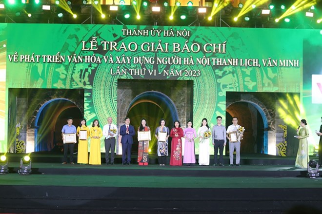 Tổ chức Giải Báo chí về phát triển văn hóa và xây dựng người Hà Nội năm 2024