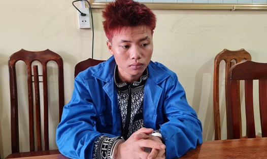 Đối tượng Dương Văn Thái bị bắt giữ sau gần 2 ngày gây ra vụ việc hiếp dâm, cướp tài sản. Ảnh: Công an Hà Giang.
